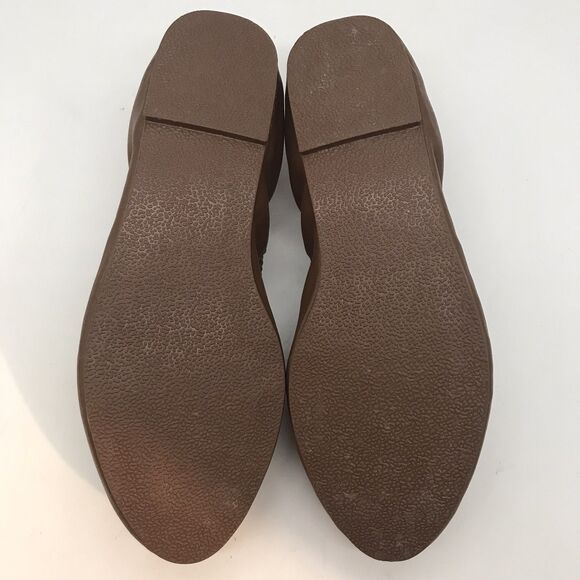 Torrid Scrunch Ballet Flats Women's 8.5WW Brown Lightweight Slip On Comfort Shoe - Picture 8 of 11